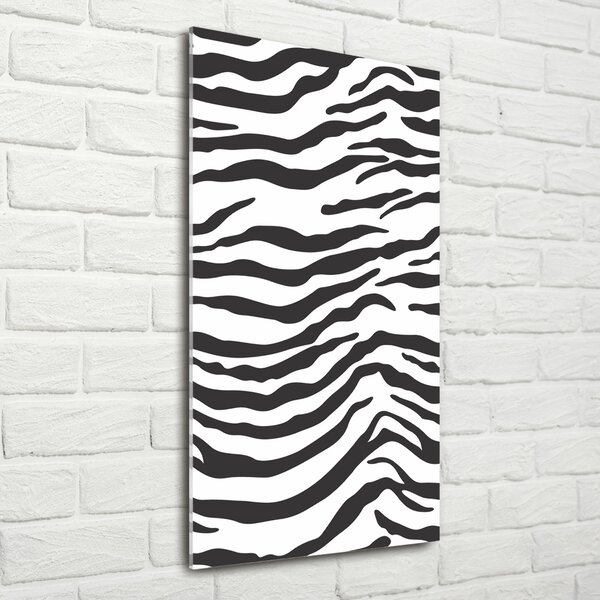 Tablou din Sticlă fundal Zebra