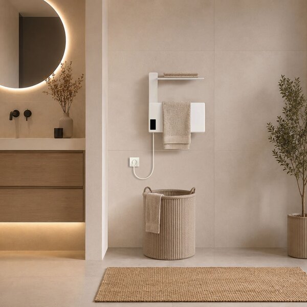 Mereo Mereo, Încălzitor electric pentru prosoape Mereo, 1 modul, alb, MER-MT80W