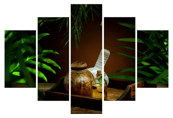 Tablou cu obiectele spa (150x105 cm)