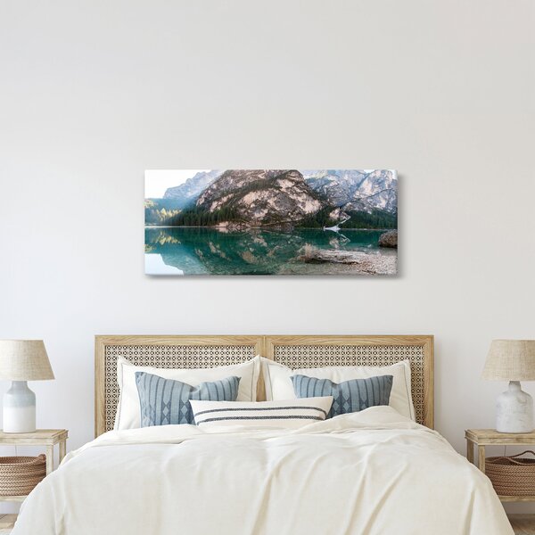 Tablou cu lac montan (120x50 cm)