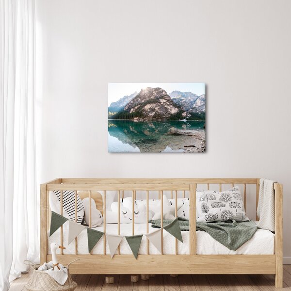 Tablou cu lac montan (70x50 cm)