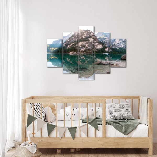 Tablou cu lac montan (150x105 cm)