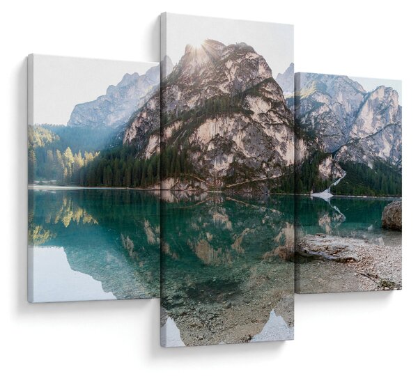 Tablou cu lac montan (90x60 cm)