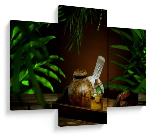 Tablou cu obiectele spa (90x60 cm)