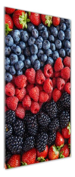Tablou sticlă fructe de padure
