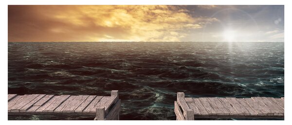 Tablou cu marea (120x50 cm)