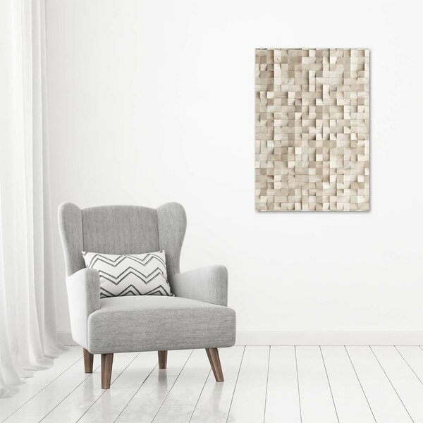 Imprimare tablou canvas cuburi de lemn
