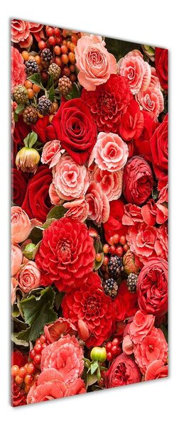 Tablou pe pe sticlă Buchet de flori