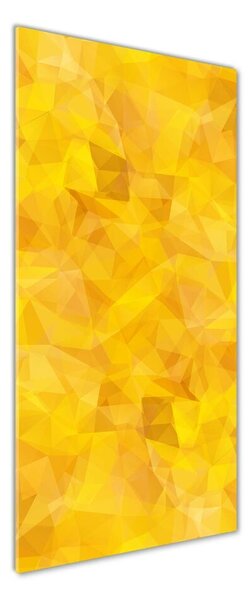 Tablou sticlă triunghiuri abstractizare