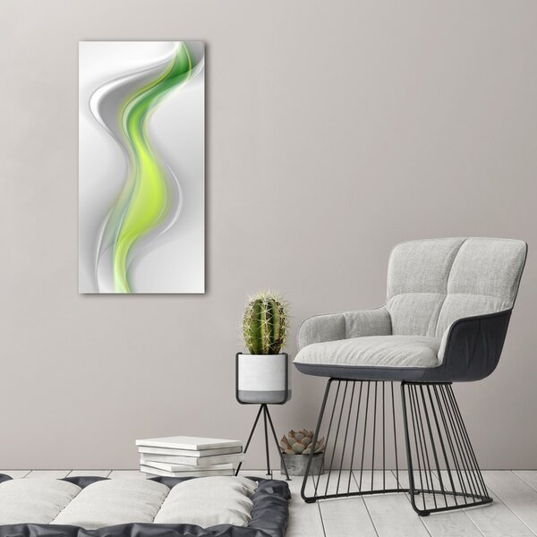 Tablou acrilic valuri abstracte
