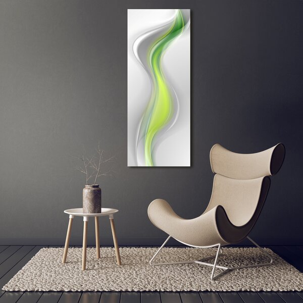Tablou acrilic valuri abstracte