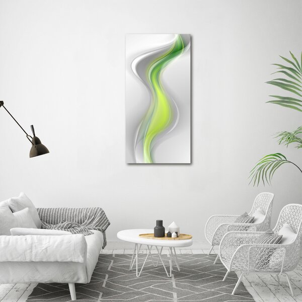 Tablou acrilic valuri abstracte
