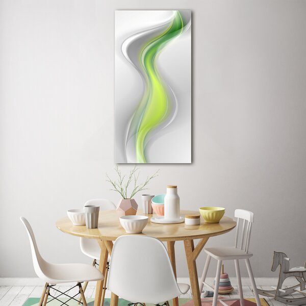 Tablou acrilic valuri abstracte