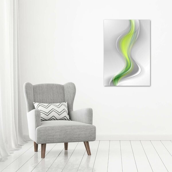 Tablou acrilic valuri abstracte