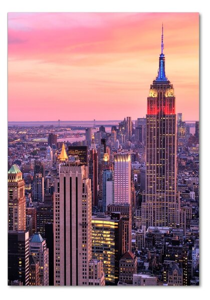 Tablou sticlă New York West