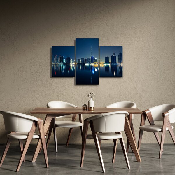 Tablou cu orașul nocturn (90x60 cm)