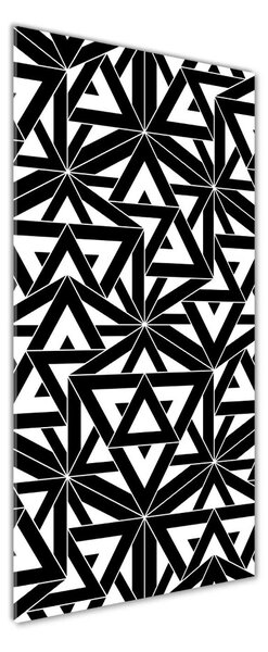 Tablou pe pe sticlă fundal geometrică