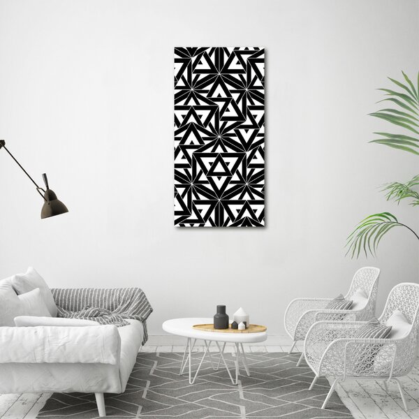 Pictură pe pânză fundal geometrică