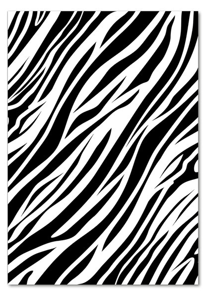 Tablou sticlă fundal Zebra