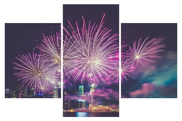 Tablou cu artificii (90x60 cm)