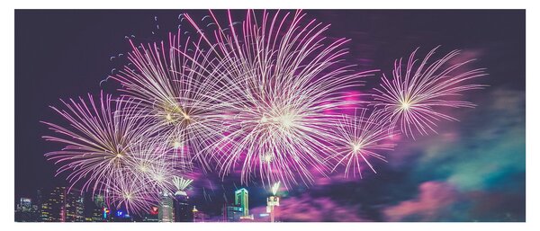 Tablou cu artificii (120x50 cm)