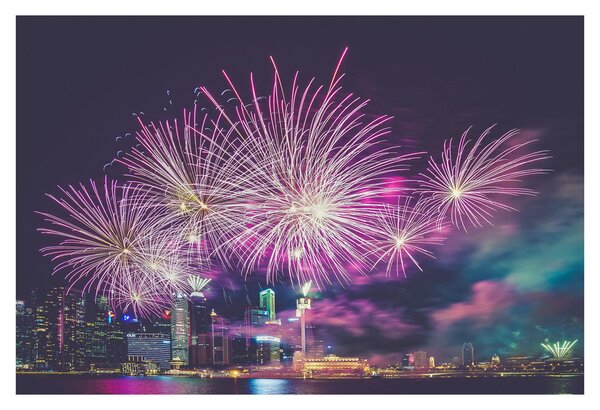 Tablou cu artificii (90x60 cm)