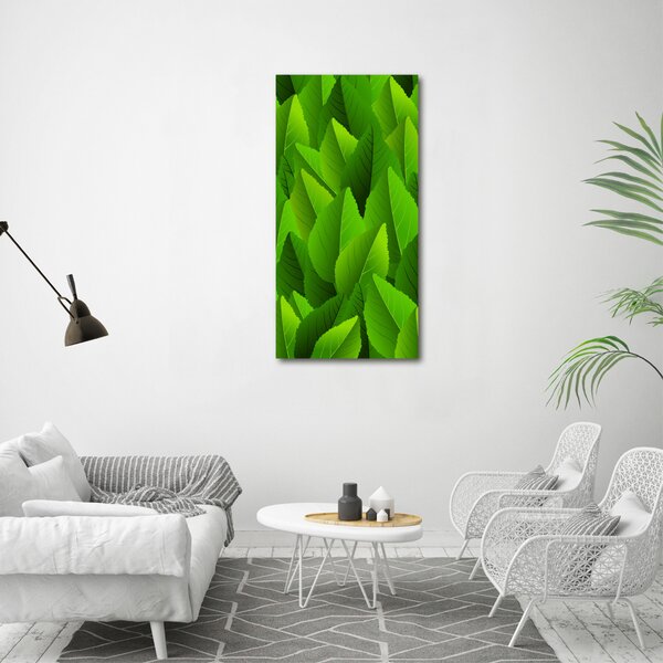 Imprimare tablou canvas Frunze verzi