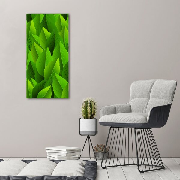 Imprimare tablou canvas Frunze verzi