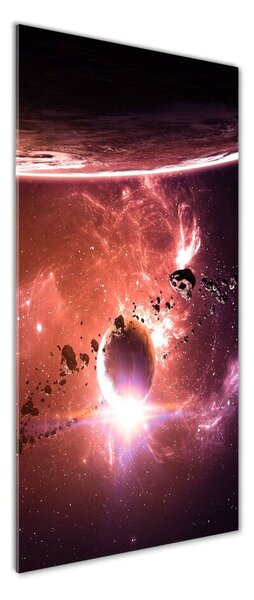 Tablou pe pe sticlă Galaxie