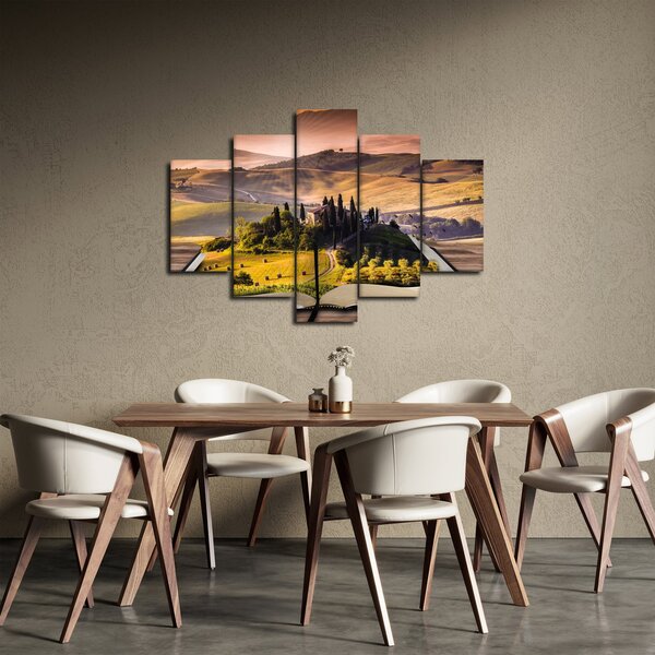 Tablou cu peisaj în carte (150x105 cm)