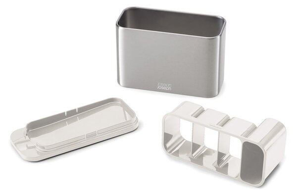 Scurgător de vase argintiu pentru tacâmuri din metal Surface – Joseph Joseph