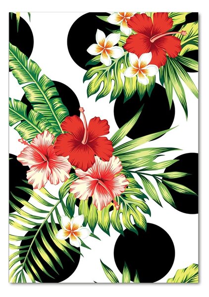 Tablou pe pe sticlă model Hawaii