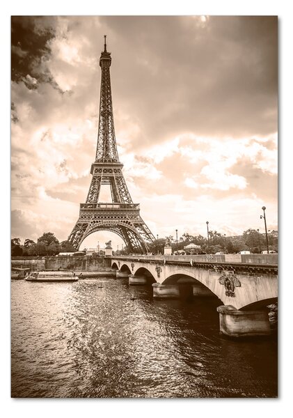 Tablou sticlă Turnul Eiffel din Paris