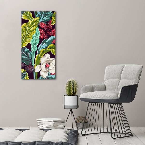 Print pe canvas flori tropicale
