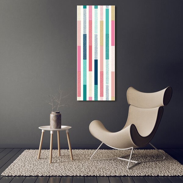 Imprimare tablou canvas dungi colorate
