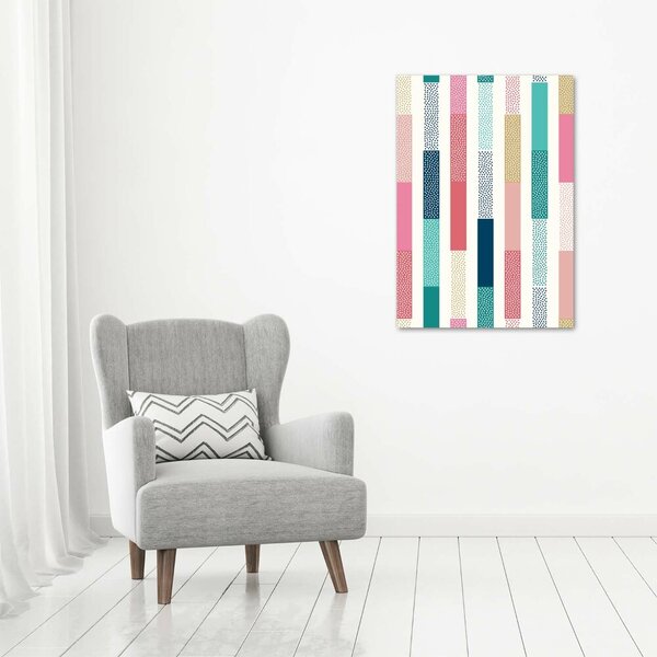 Imprimare tablou canvas dungi colorate