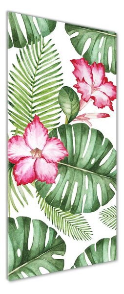 Tablou pe pe sticlă model Hawaii