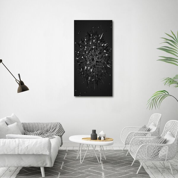 Tablou pe pe sticlă 3D Abstracție