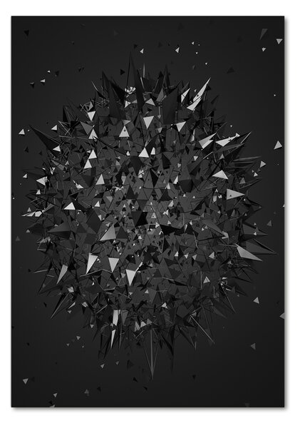 Tablou pe pe sticlă 3D Abstracție