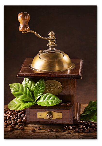 Fotografie imprimată pe sticlă Râșniță de cafea
