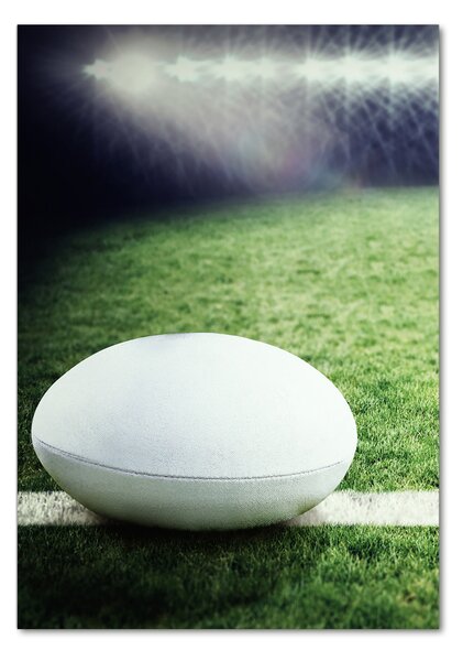 Tablou sticlă Minge de rugby