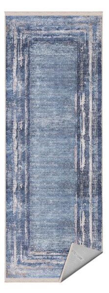 Covor albastru de tip traversă 80x200 cm – Mila Home