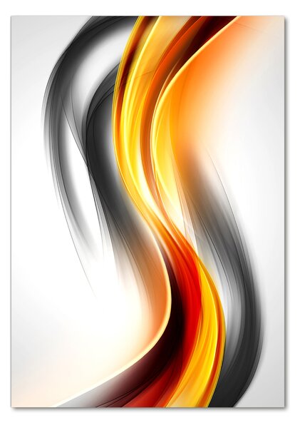Tablou din Sticlă valuri abstracte