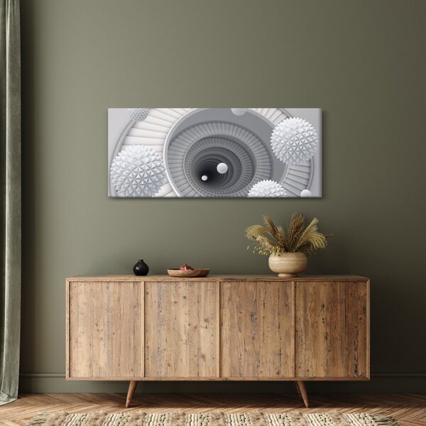 Tablou cu abstracție 3D (120x50 cm)