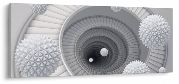 Tablou cu abstracție 3D (120x50 cm)