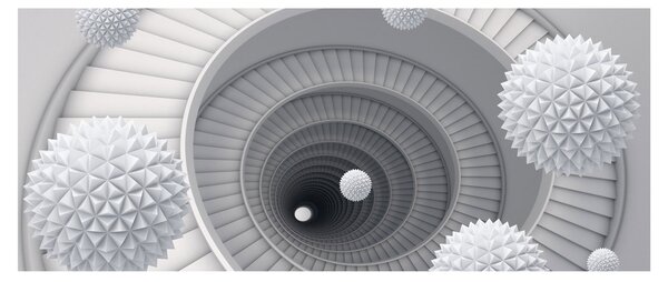 Tablou cu abstracție 3D (120x50 cm)