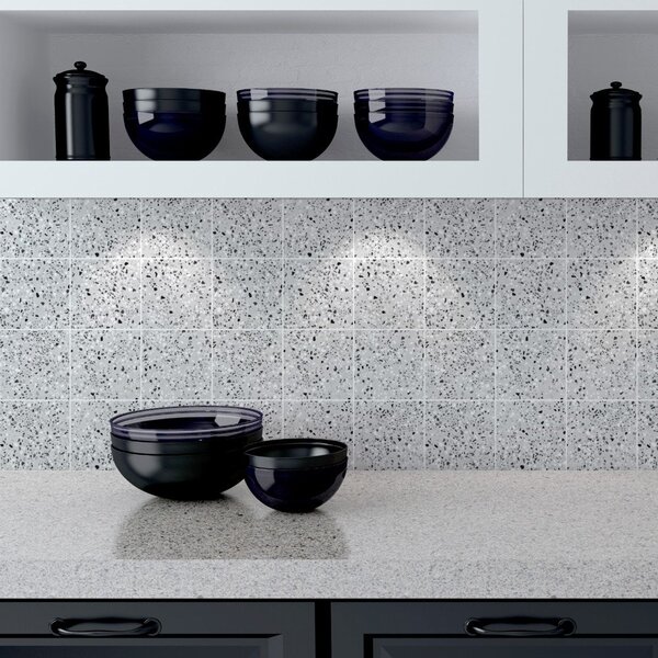 Autocolante pentru gresie 60 buc. 10x10 cm Terrazo – Ambiance