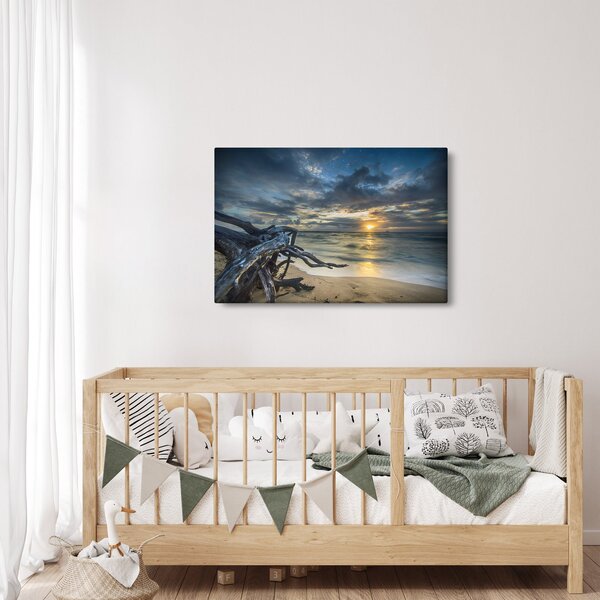 Tablou cu marea în apus de soare (90x60 cm)