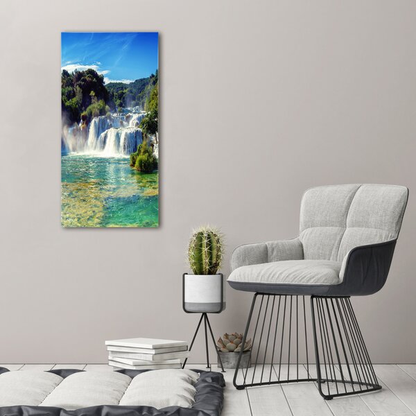 Tablou pe pânză canvas cascada Krka