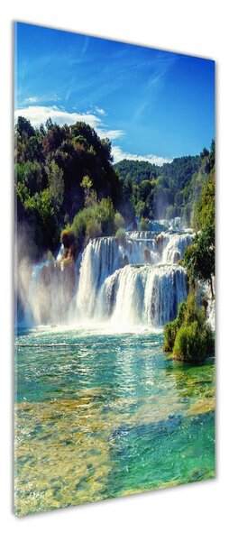 Tablou din Sticlă cascada Krka
